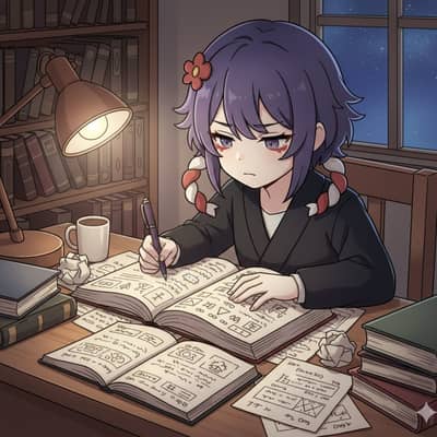 勉強頑張る希望の光の星