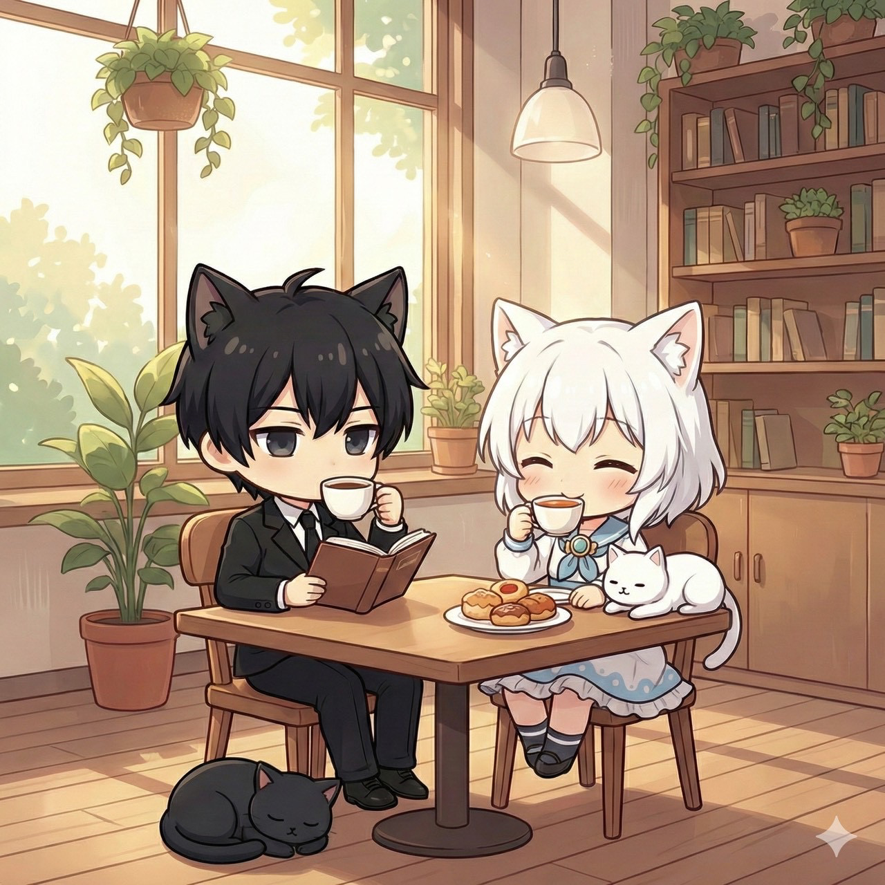 白猫さん黒猫さんの星