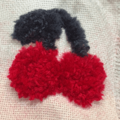 パンチニードルの星