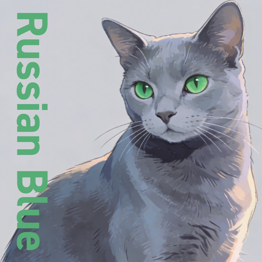 ロシアンブルーの星