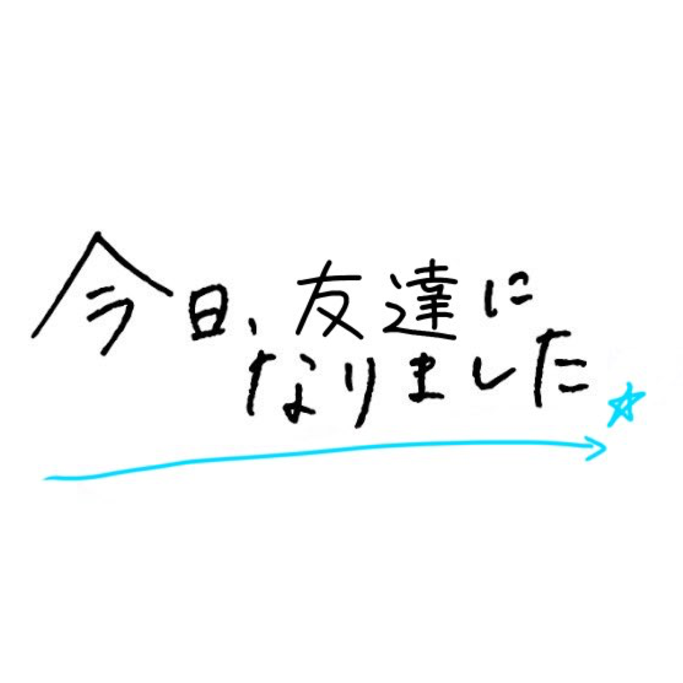 今日、友の星