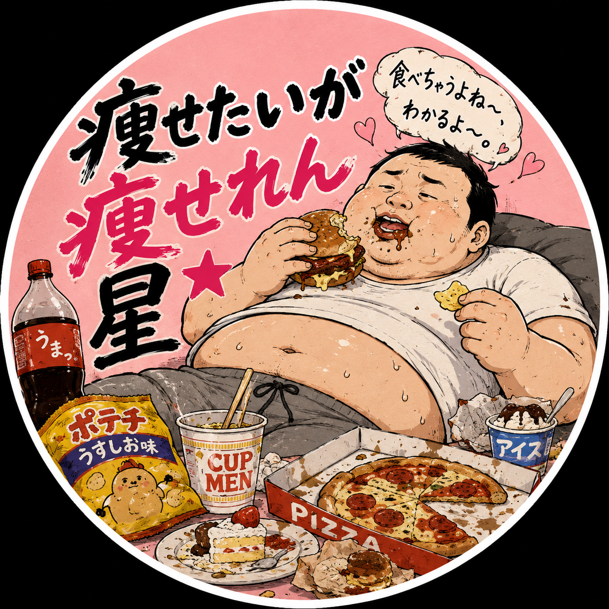 痩せたいが痩せれん星