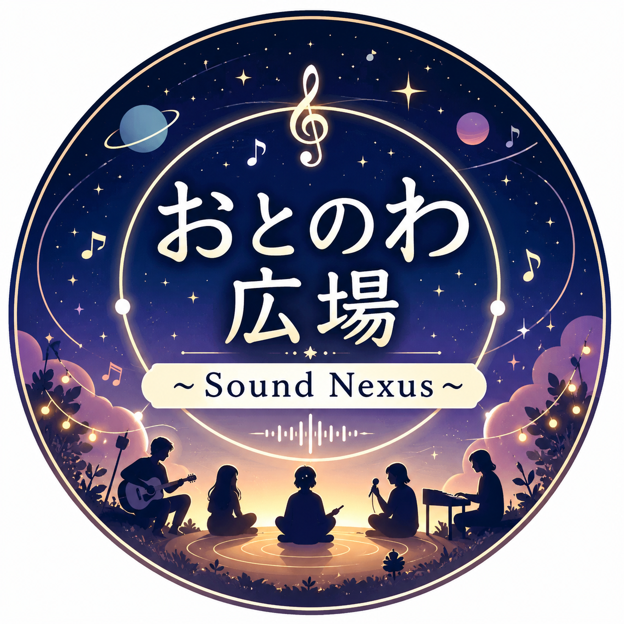 おとのわ広場の星