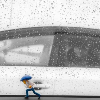 雨の星