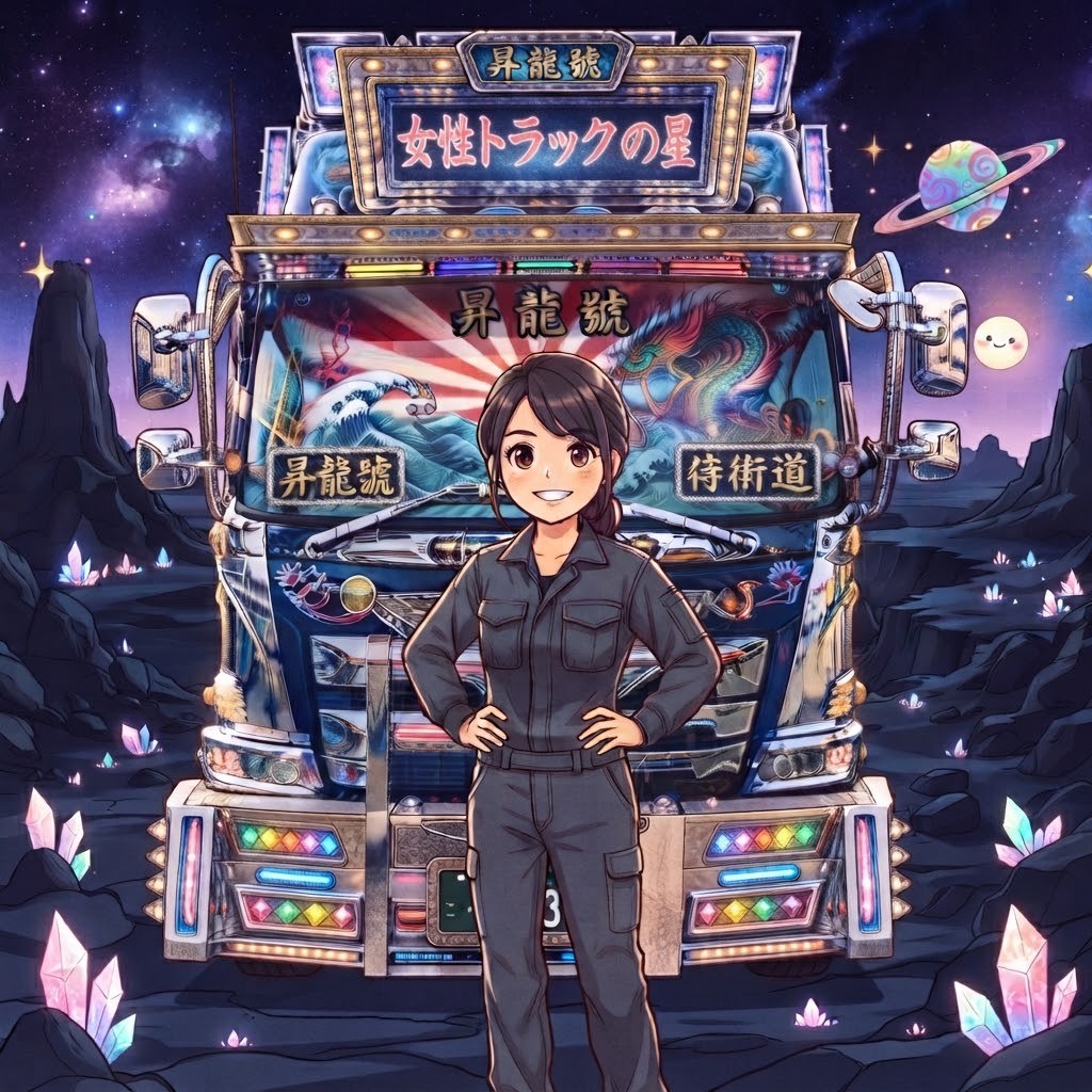 女性ドライバー🚚の星