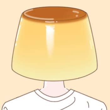 デザートにプリン