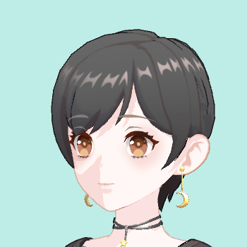 蒼い月