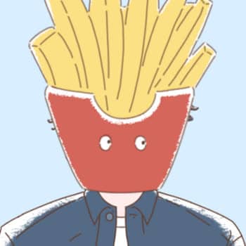 フライドポテトマン50本ちゅう7本